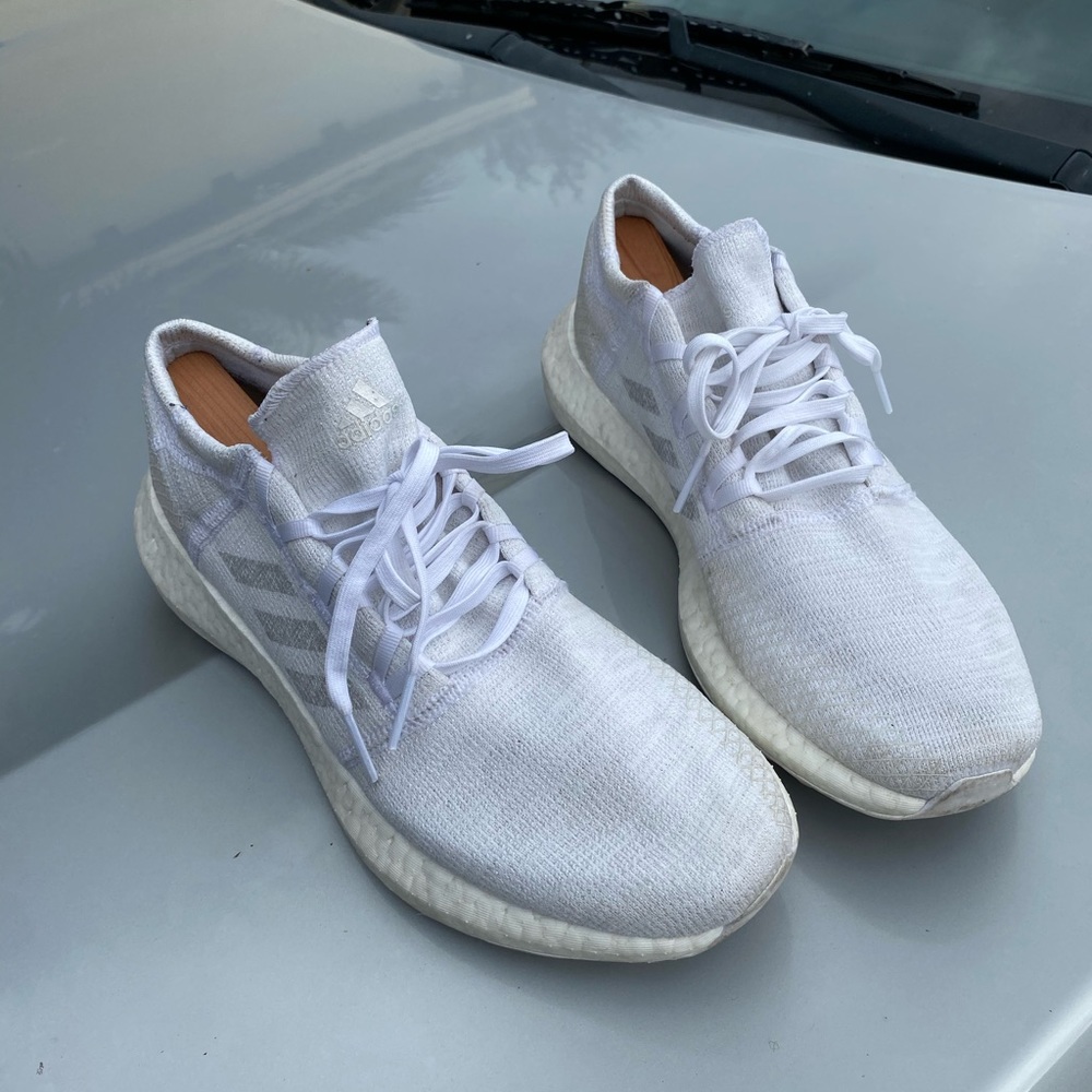 Adidas pure boost go white